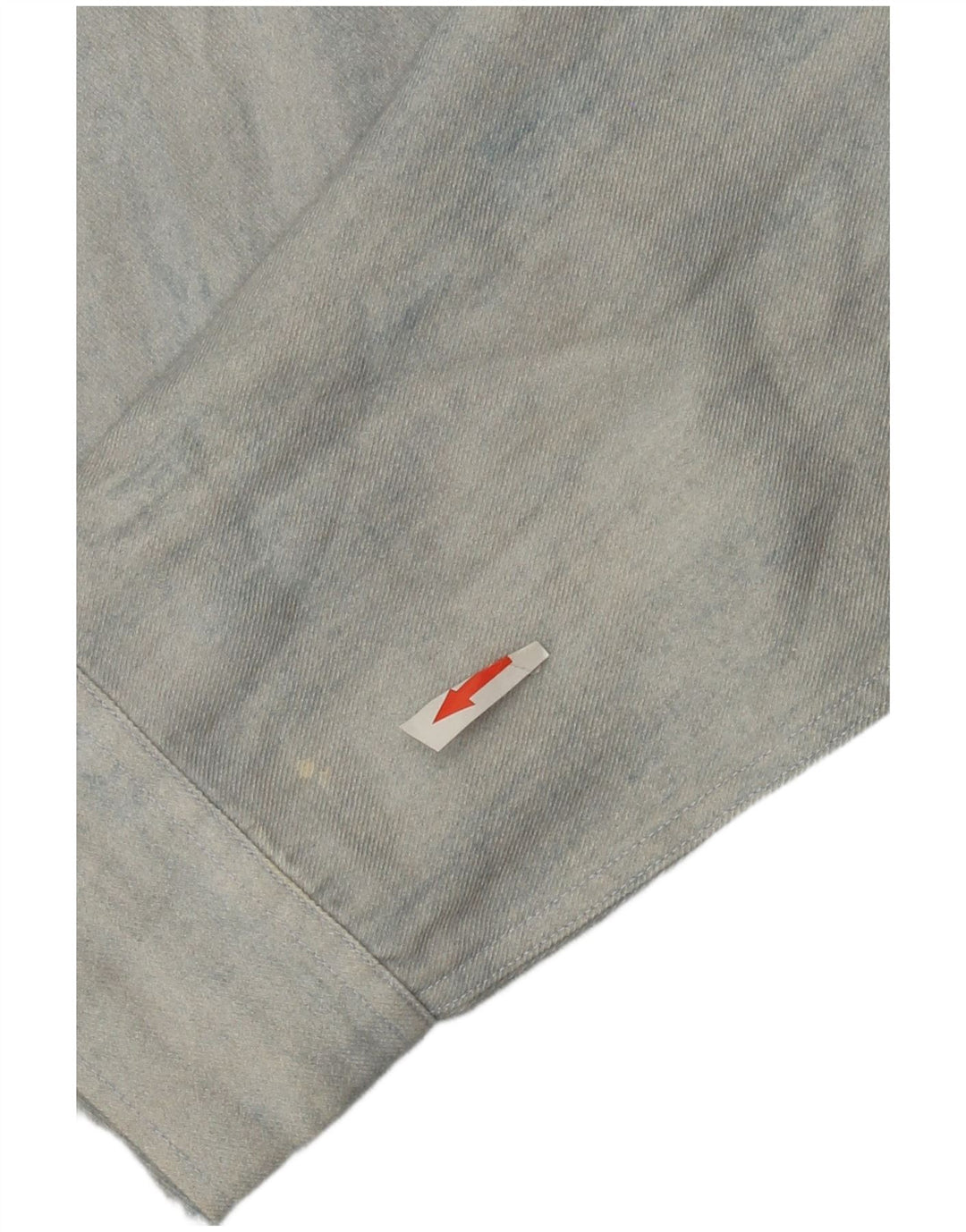 Camisa jeans masculina Cos pequena azul Lyocell