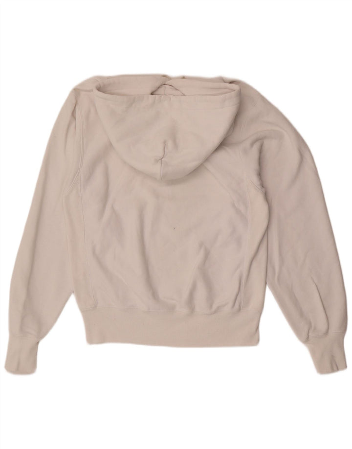 Jumper masculino com capuz Champion pequeno algodão branco