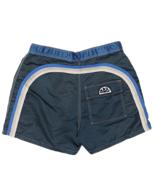 Sundek Meninos Calções de banho 11-12 anos Azul marinho Colourblock Nylon