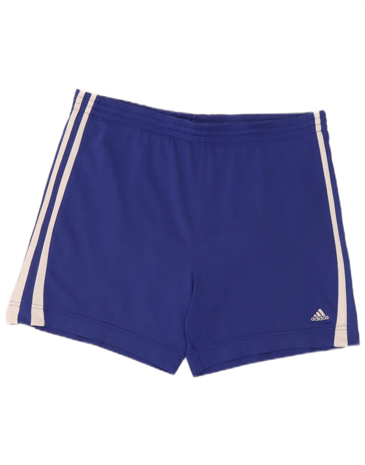 Shorts esportivos masculinos Adidas XL azul poliéster