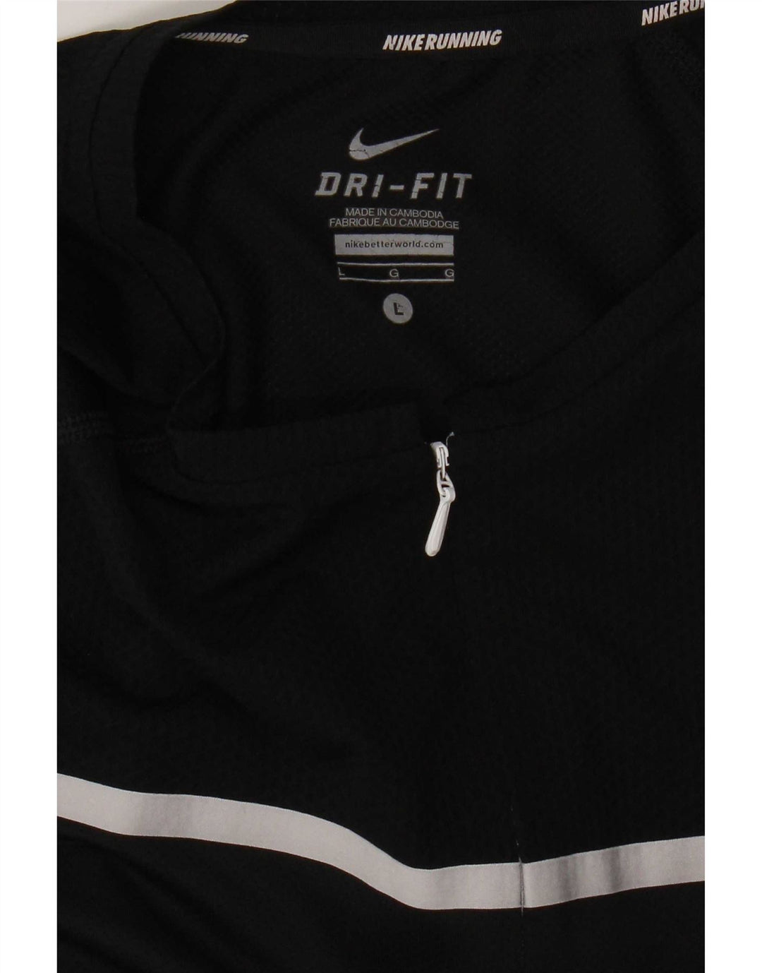Nike Womens Dri Fit Vest Top UK 16 Grande Preto