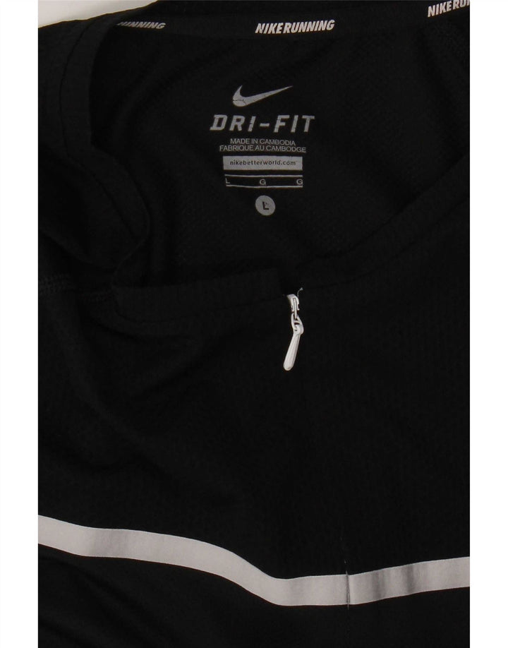 Nike Womens Dri Fit Vest Top UK 16 Grande Preto