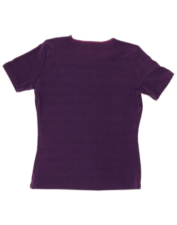ST. Camiseta feminina BERNARD UK 14 grande poliéster roxo