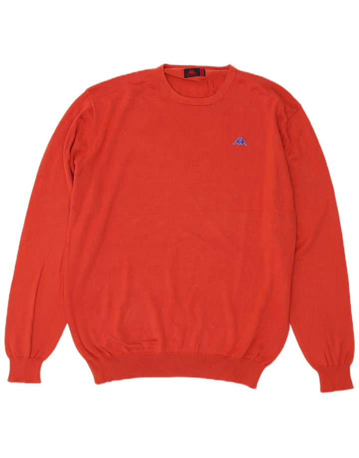 Suéter masculino Kappa com gola redonda XL algodão vermelho