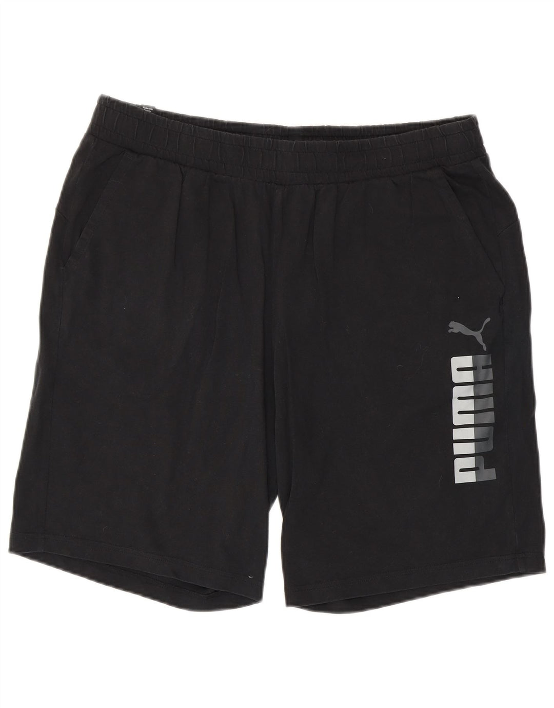 Shorts esportivos gráficos masculinos Puma XL preto