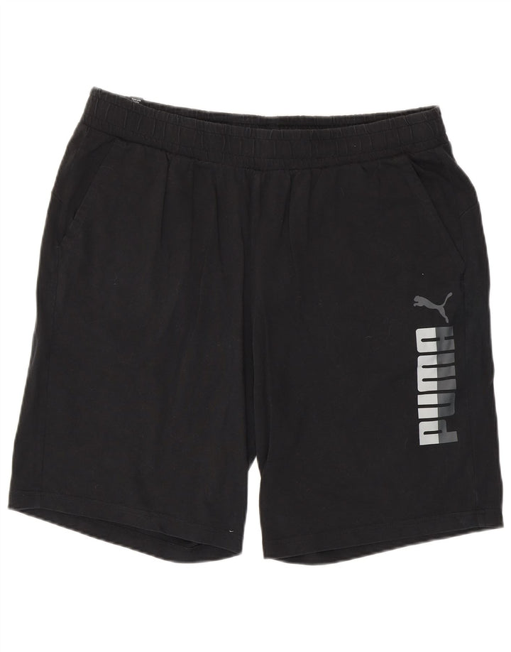 Shorts esportivos gráficos masculinos Puma XL preto