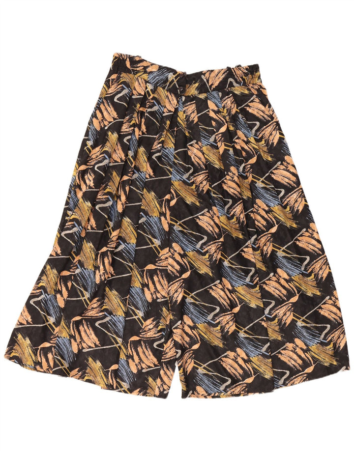 Calça feminina GOLDEN GATE cintura alta cortada EU 46 XL W34 L20 preta