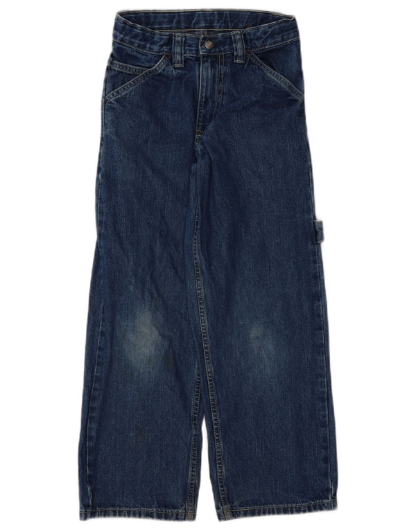 LEE Boys Jeans de perna larga 7-8 anos W24 L23 Azul