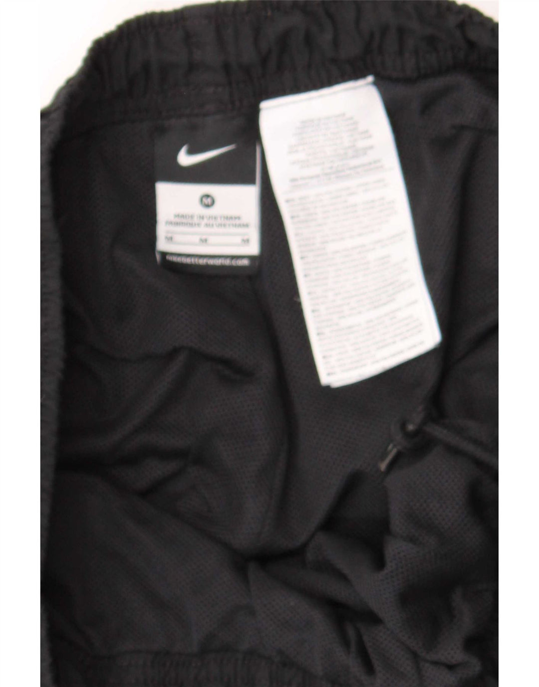 Calça de treino masculina Nike joggers médio preto poliéster esportivo