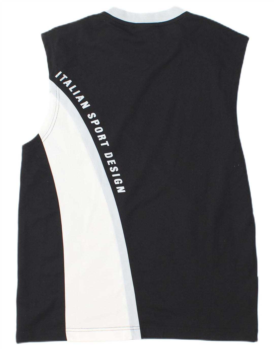 Lotto Mens Graphic Vest Top Médio Preto Colorblock