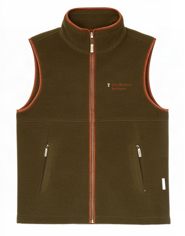 Schoffel Mens Fleece Gilet UK 40 Grande Poliéster Cáqui