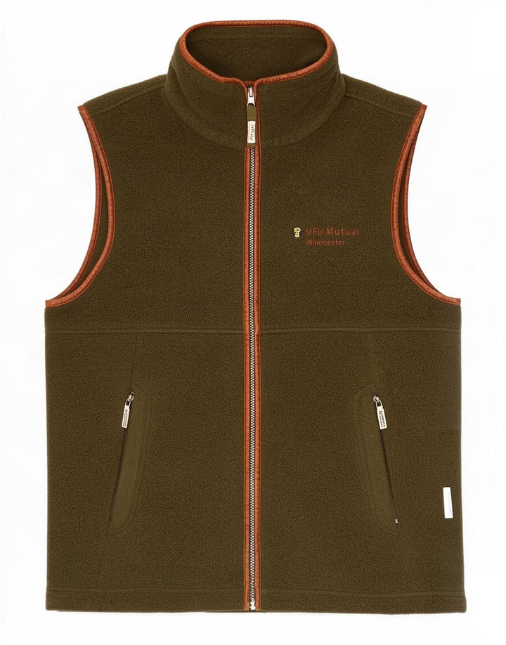 Schoffel Mens Fleece Gilet UK 40 Grande Poliéster Cáqui