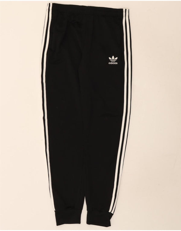 Adidas meninos calças de treino joggers 13-14 anos preto poliéster