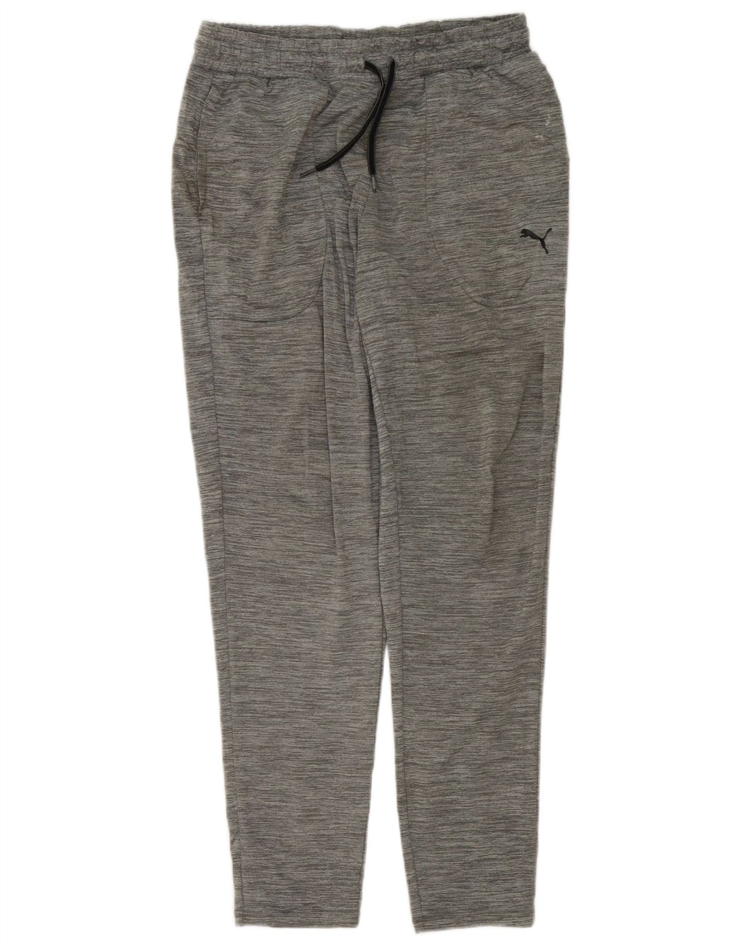Calça de treino feminina Puma UK 12 poliéster manchado cinza médio