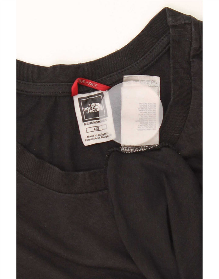 Camiseta masculina The North Face grande algodão preto