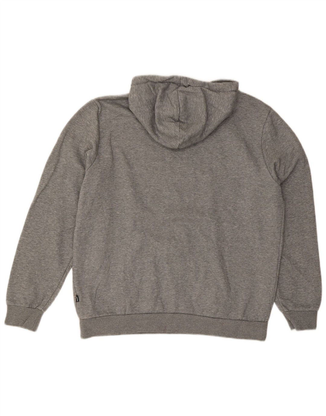 PUMA Mens Hoodie Jumper Grande Algodão Cinza