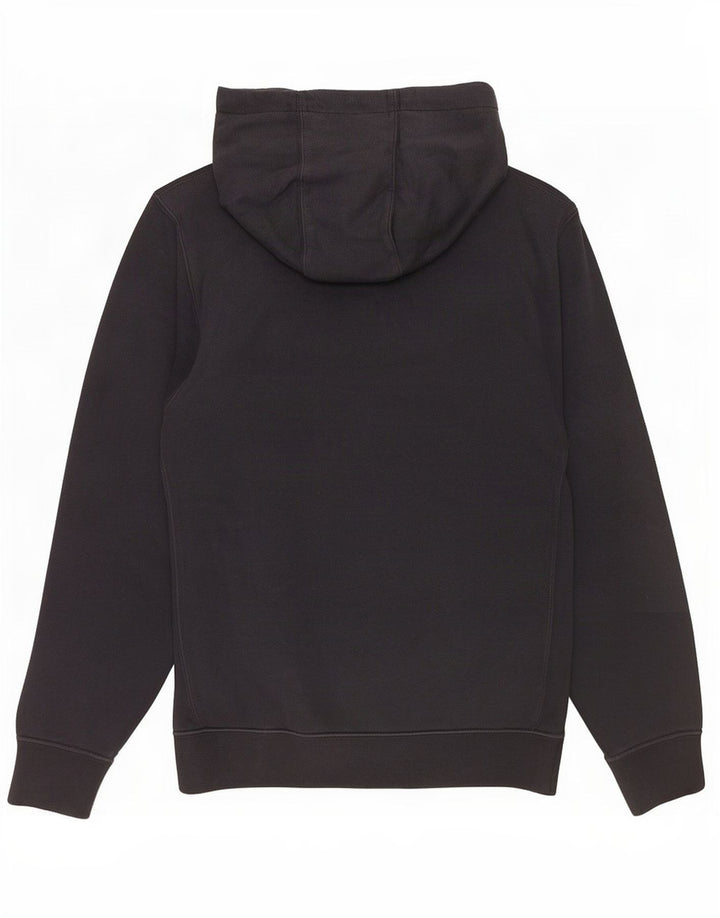 Jumper com capuz gráfico masculino Nike pequeno algodão preto