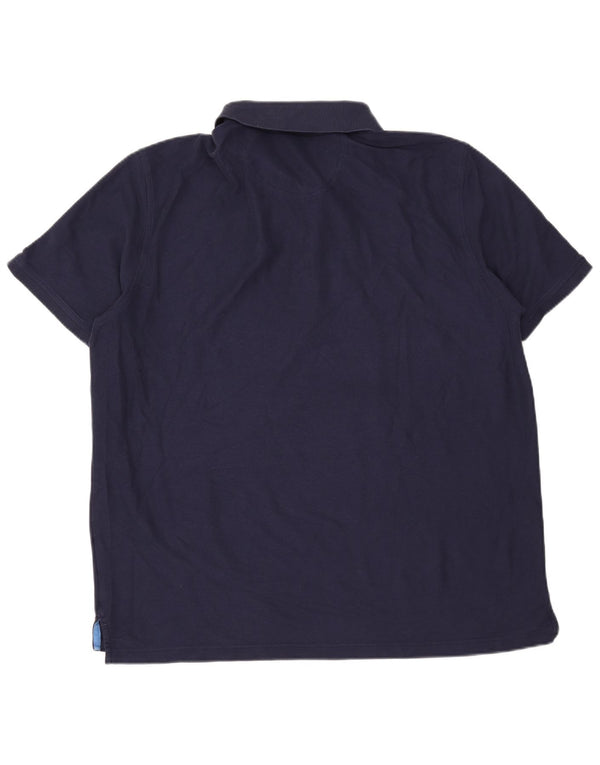 Camisa polo masculina IZOD 2XL algodão azul marinho