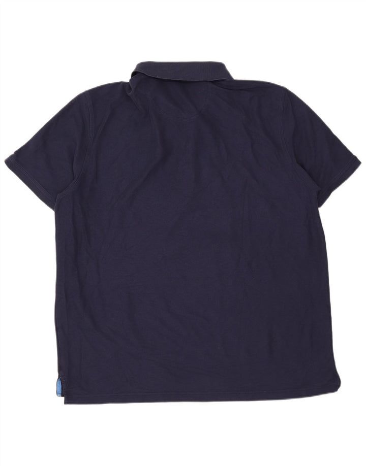 Camisa polo masculina IZOD 2XL algodão azul marinho