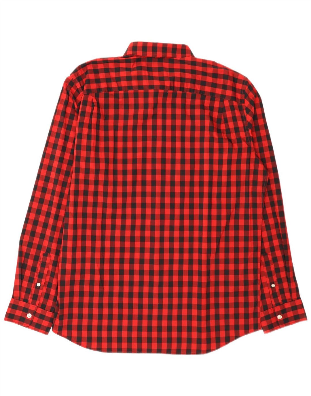 Camisa masculina Gap grande algodão guingão vermelho