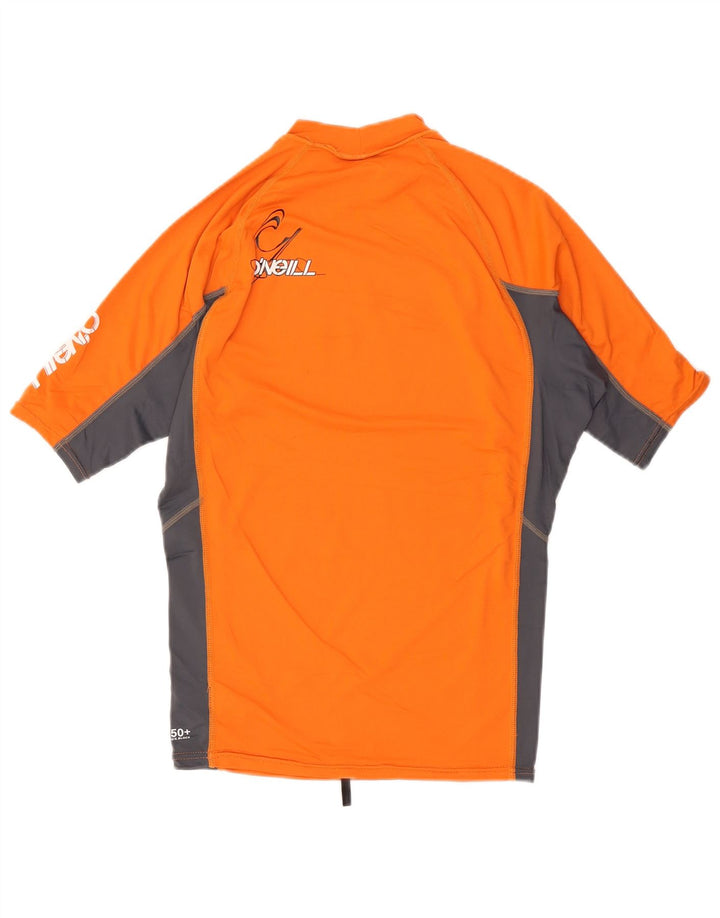 Camiseta masculina O'Neill com estampa gráfica grande laranja colorblock nylon
