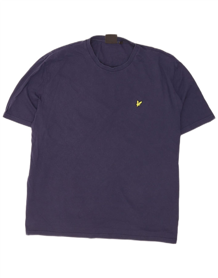 Camiseta masculina Lyle & Scott Top 2XL algodão azul marinho