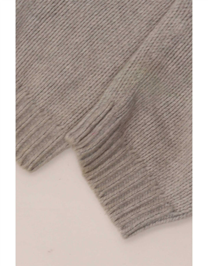 Suéter masculino Gap com zíper e gola XL algodão cinza