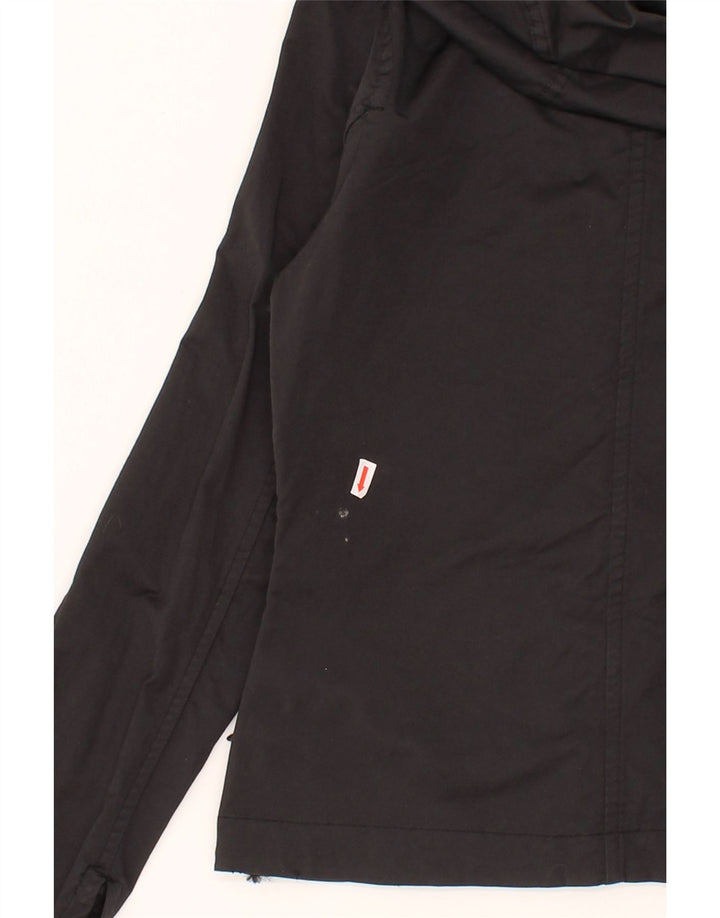NIKE Womens Zip Hoodie Sweater UK 8/10 Small Black Cotton Vintage Nike and Second-Hand Nike from Messina Hembry 