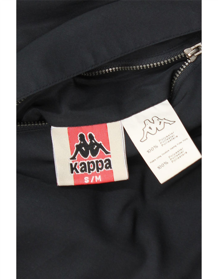 Jaqueta masculina Kappa Loose Fit reversível UK 36 pequena azul marinho poliéster