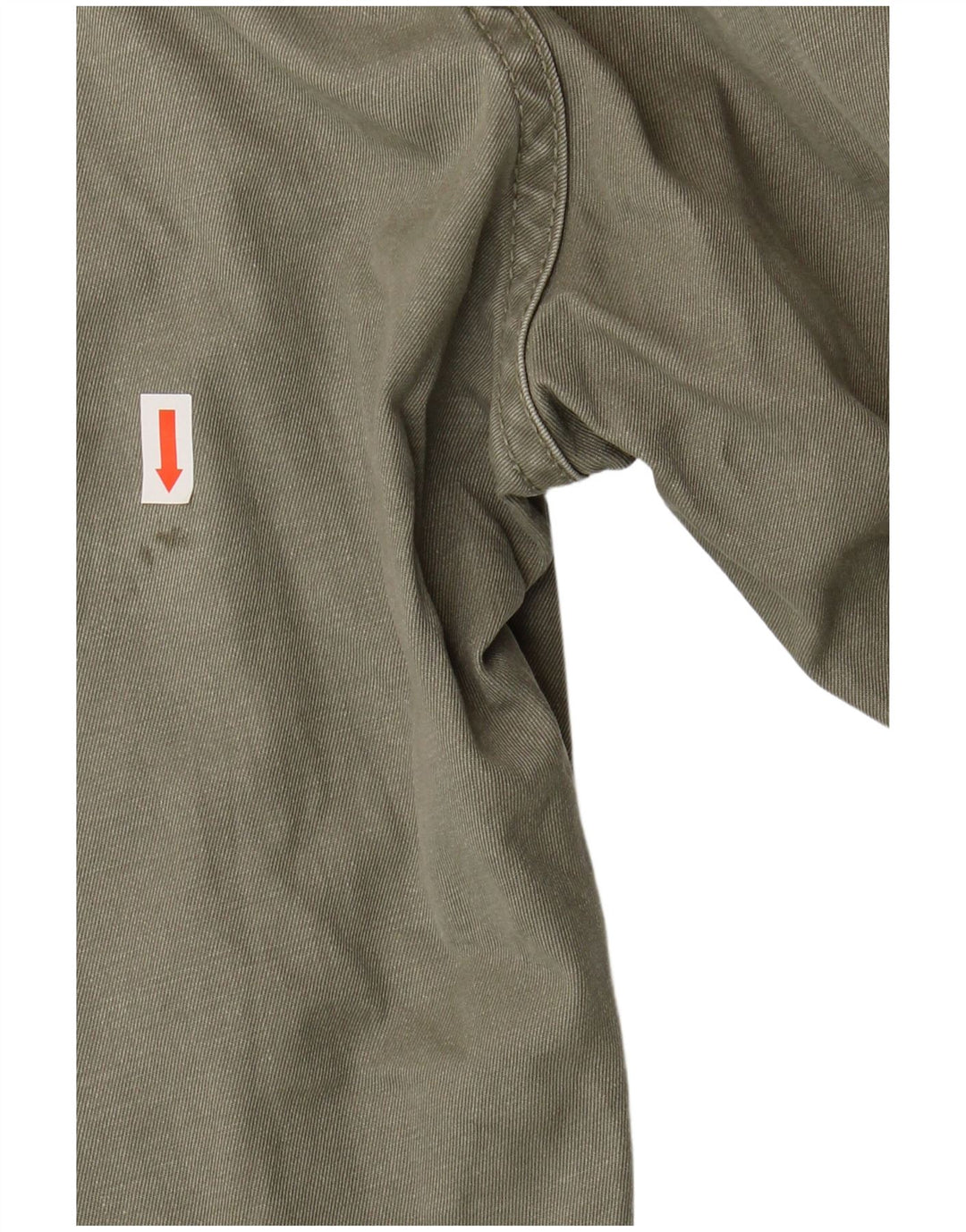 Calça feminina casual reta REPLAY W33 L32 algodão cáqui