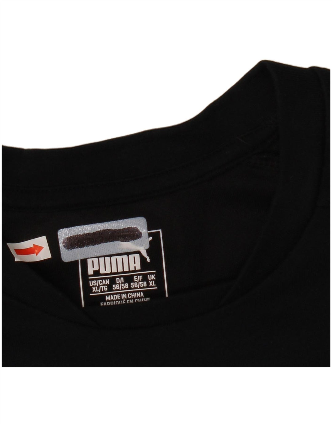 Camiseta masculina Puma Top XL algodão preto