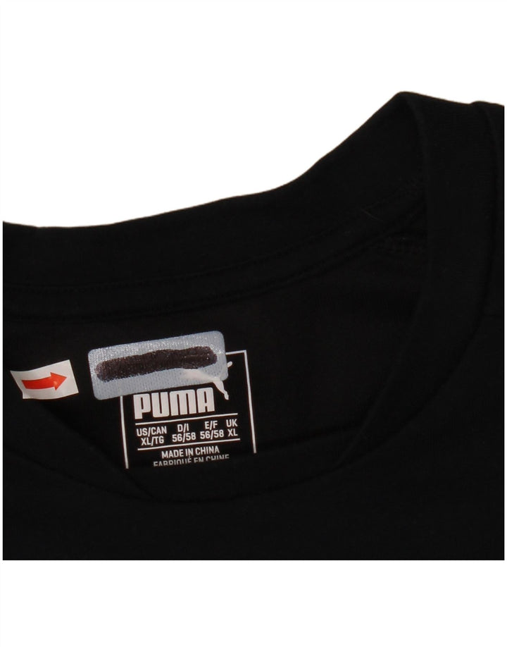 Camiseta masculina Puma Top XL algodão preto