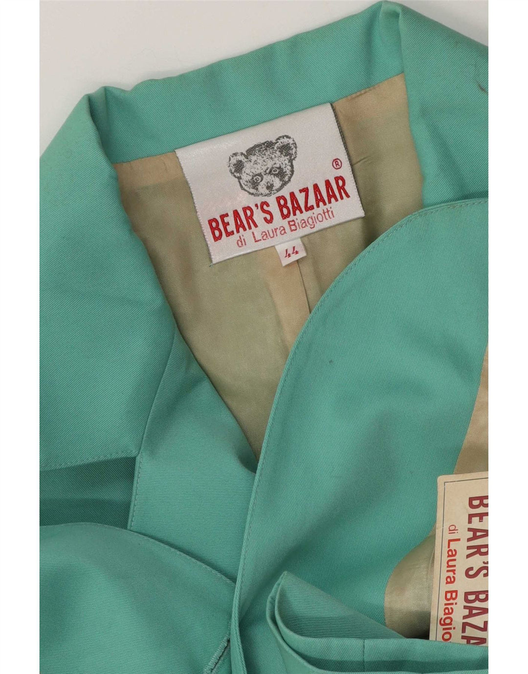 Laura Biagiotti Jaqueta feminina Bear's Bazaar Blazer IT 44 verde médio
