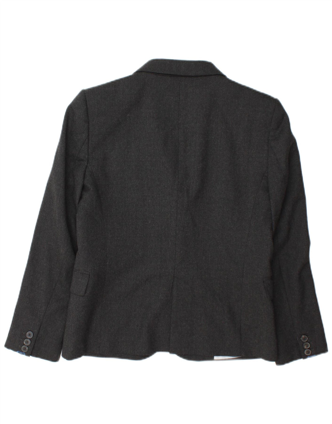 Jaqueta blazer feminina Zara com 2 botões Reino Unido 10 pequena cinza