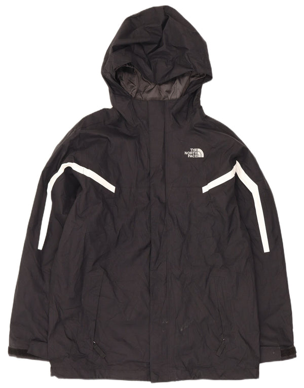 Jaqueta de chuva com capuz The North Face Boys 14-15 anos grande preta esportiva