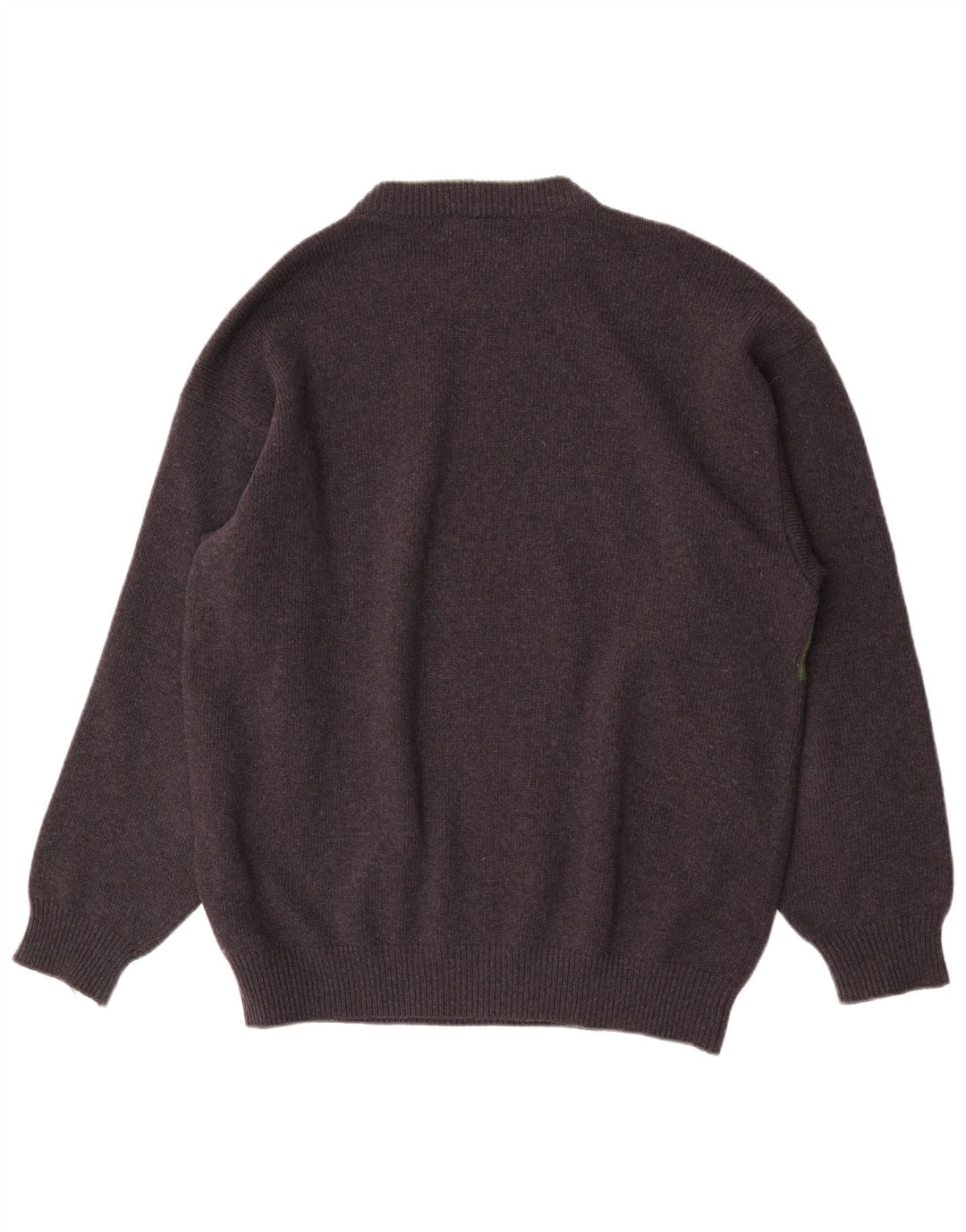 Suéter masculino Iceberg com gola redonda e lã cinza retrô