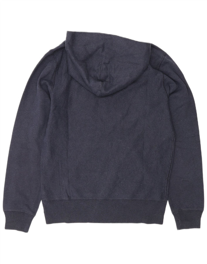 Woolrich masculino gráfico moletom com capuz médio azul marinho