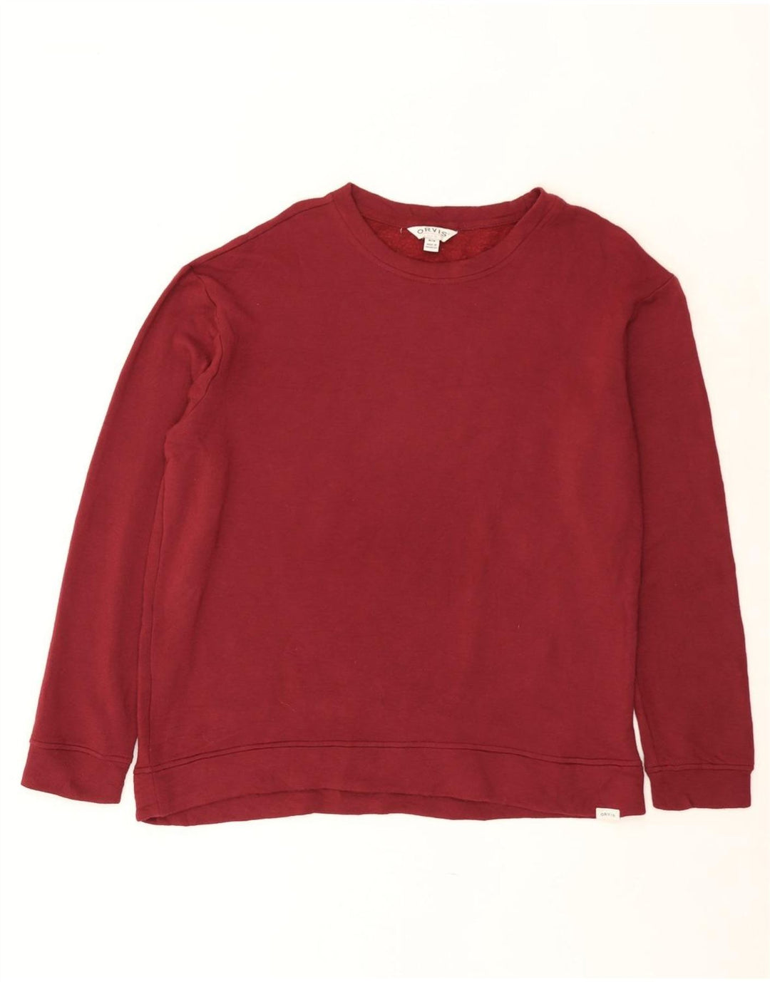 Orvis Moletom Masculino Jumper Médio Borgonha Modal