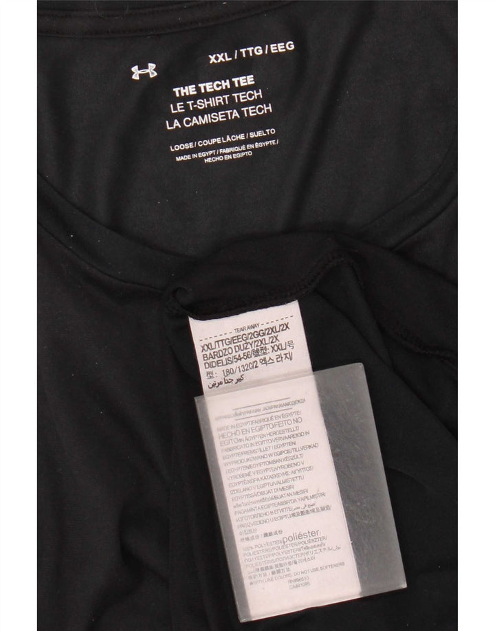 Camiseta masculina Under Armour Top 2XL poliéster preto