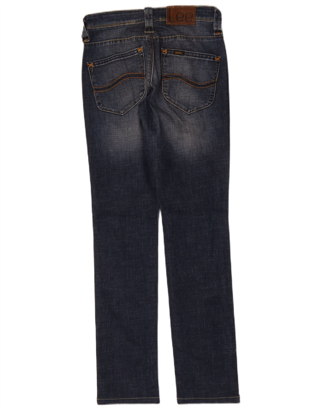 Lee Womens Slim Jeans W27 L30 Azul Algodão