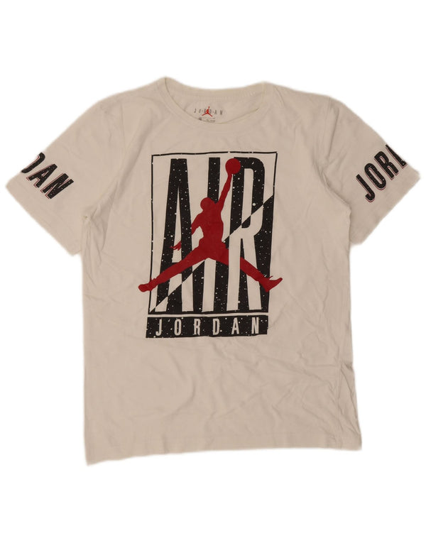 Camiseta Jordan Boys Graphic Top 13-14 Anos XL Branco