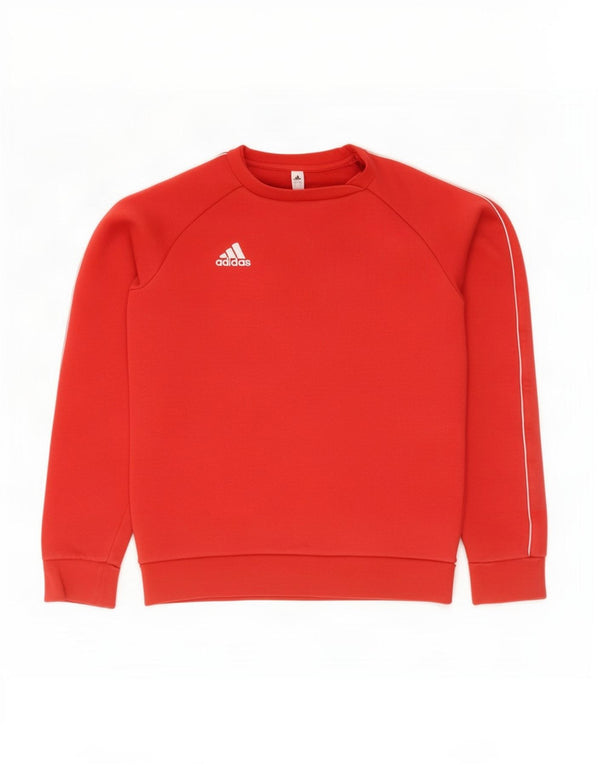 Adidas Mens Moletom Jumper XS Algodão Vermelho