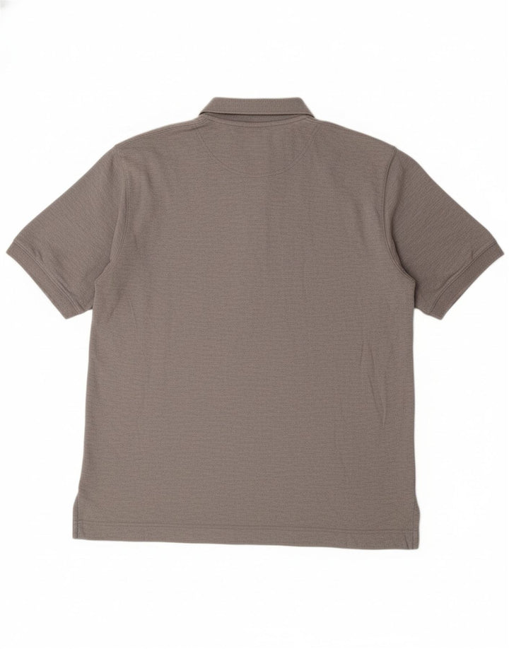 Camisa polo masculina TIMBERLAND grande algodão cinza