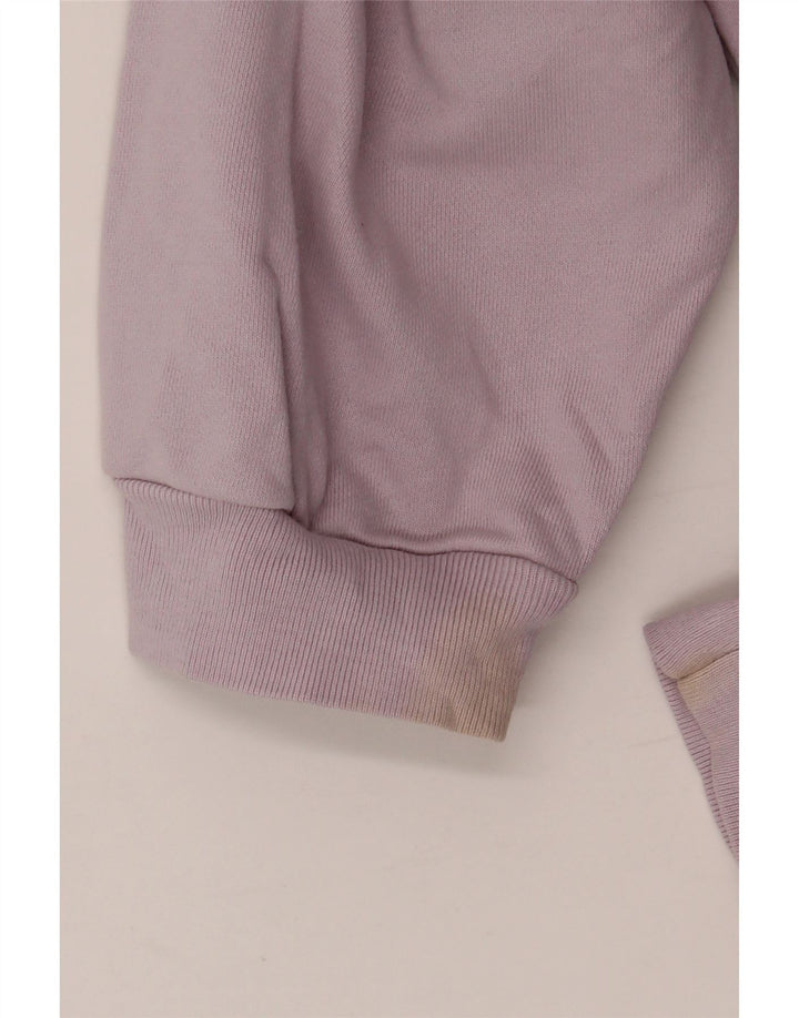 Suéter feminino com estampa gráfica oversized ALL SAINTS Reino Unido 10 pequeno roxo