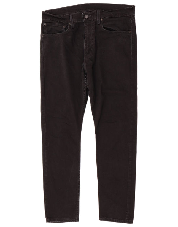 Calça jeans masculina Levi's 512 Slim Tapered W34 L30 algodão preto