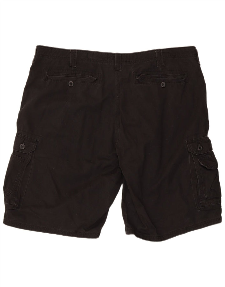 LEE Masculino Kansas Cargo Shorts W42 2XL Algodão Preto