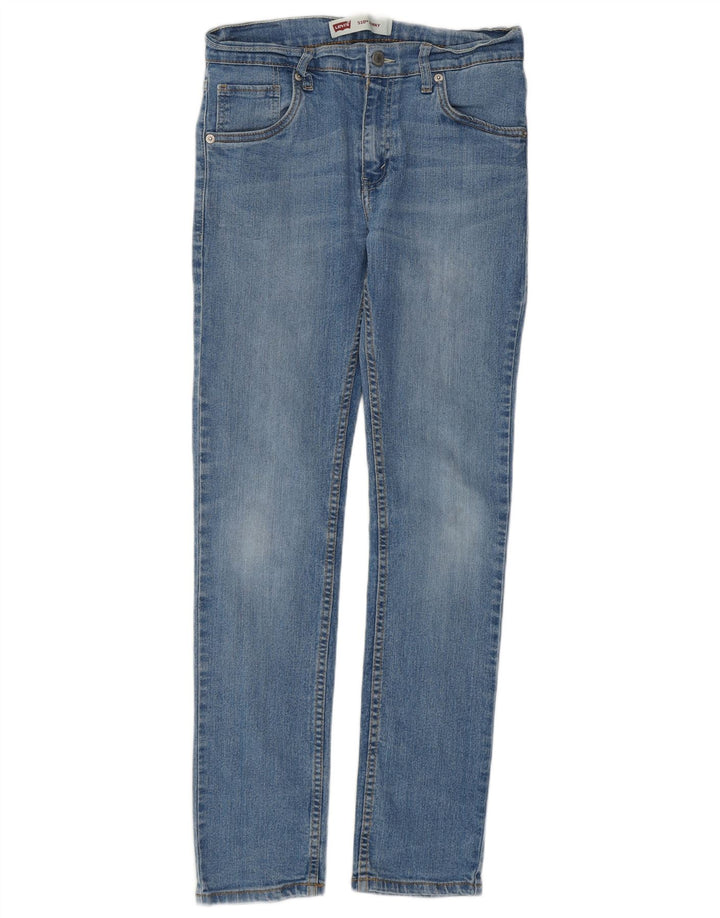 LEVI'S Girls 510 Jeans Skinny 15-16 Anos W28 L28 Azul Algodão