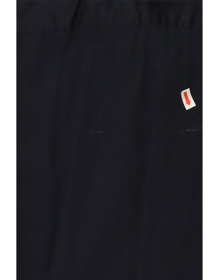 JACK & JONES Mens Premium Shirt Small Navy Blue Cotton Vintage Jack & Jones and Second-Hand Jack & Jones from Messina Hembry 