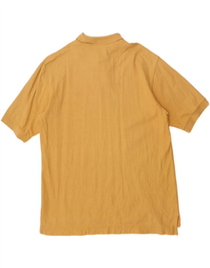 Camisa polo masculina Timberland grande algodão amarelo
