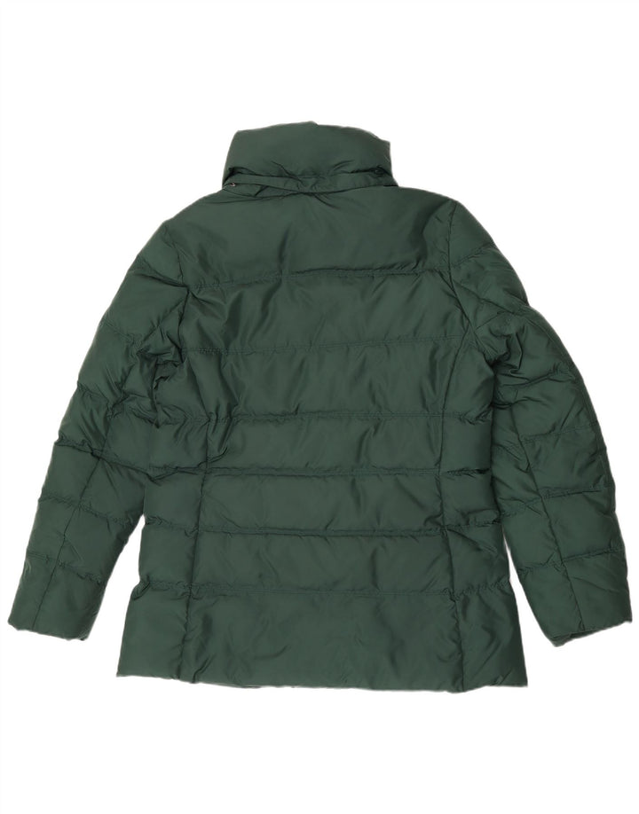 Jaqueta acolchoada com capuz feminina Tommy Hilfiger UK 18 XL verde poliéster